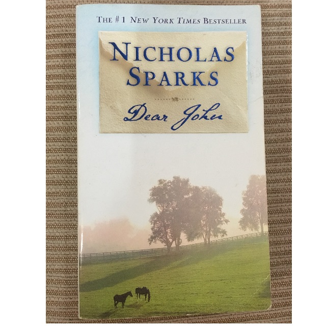 Nicholas Sparks Dear John Books Stationery Fiction On Carousell