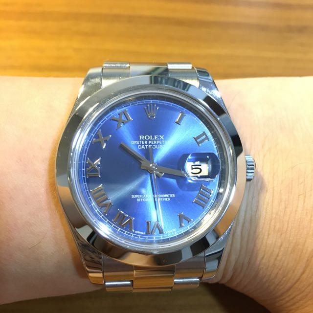 Rolex Datejust Ii Azzurro Blue Luxury Watches On Carousell