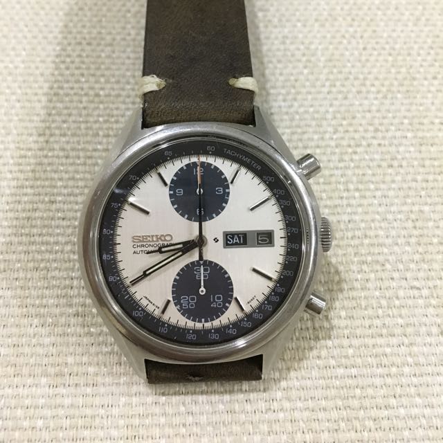 Seiko Panda Chronograph 6138 8020 Men S Fashion Watches Accessories Watches On Carousell