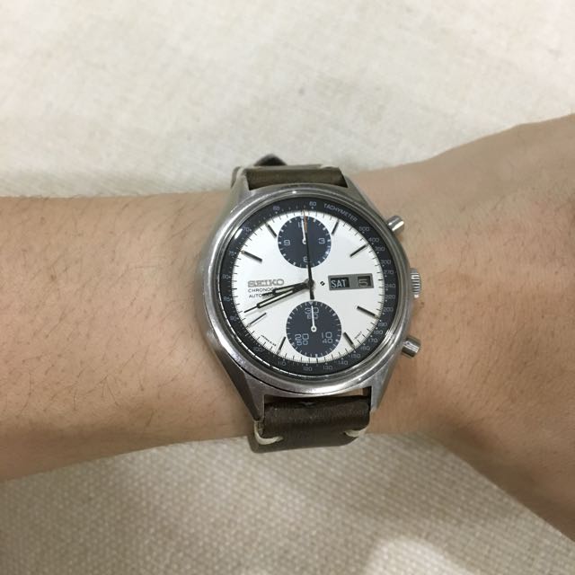Seiko Panda Chronograph 6138 8020 Men S Fashion Watches Accessories Watches On Carousell
