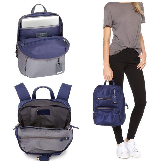 TUMI HALLE Backpack, Women's Fashion, Bags & Wallets, Backpacks on ...