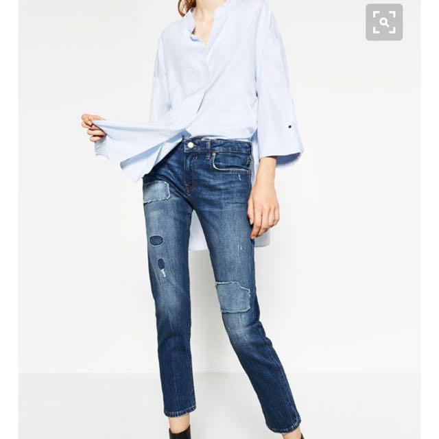 zara cigarette jeans