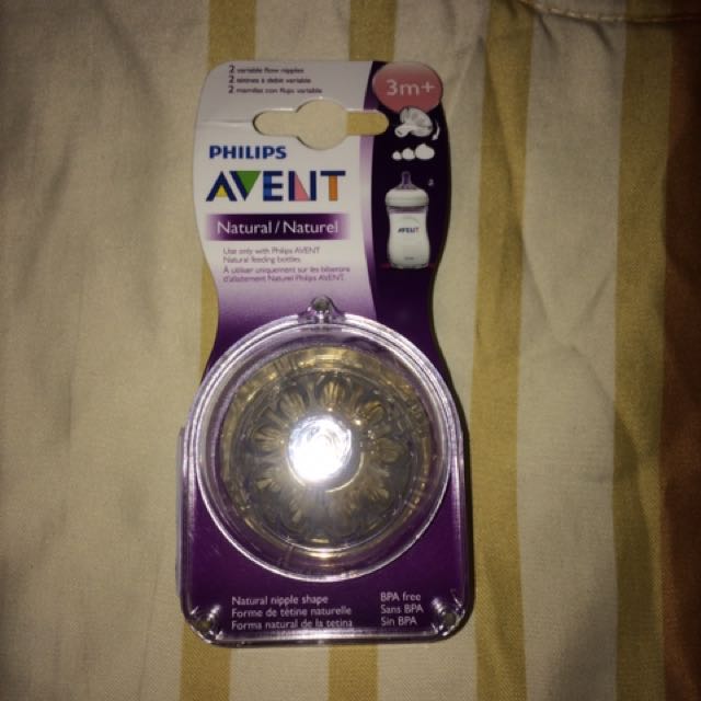 avent natural teat variable flow