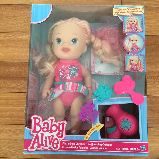 Baby alive play n style christina deals