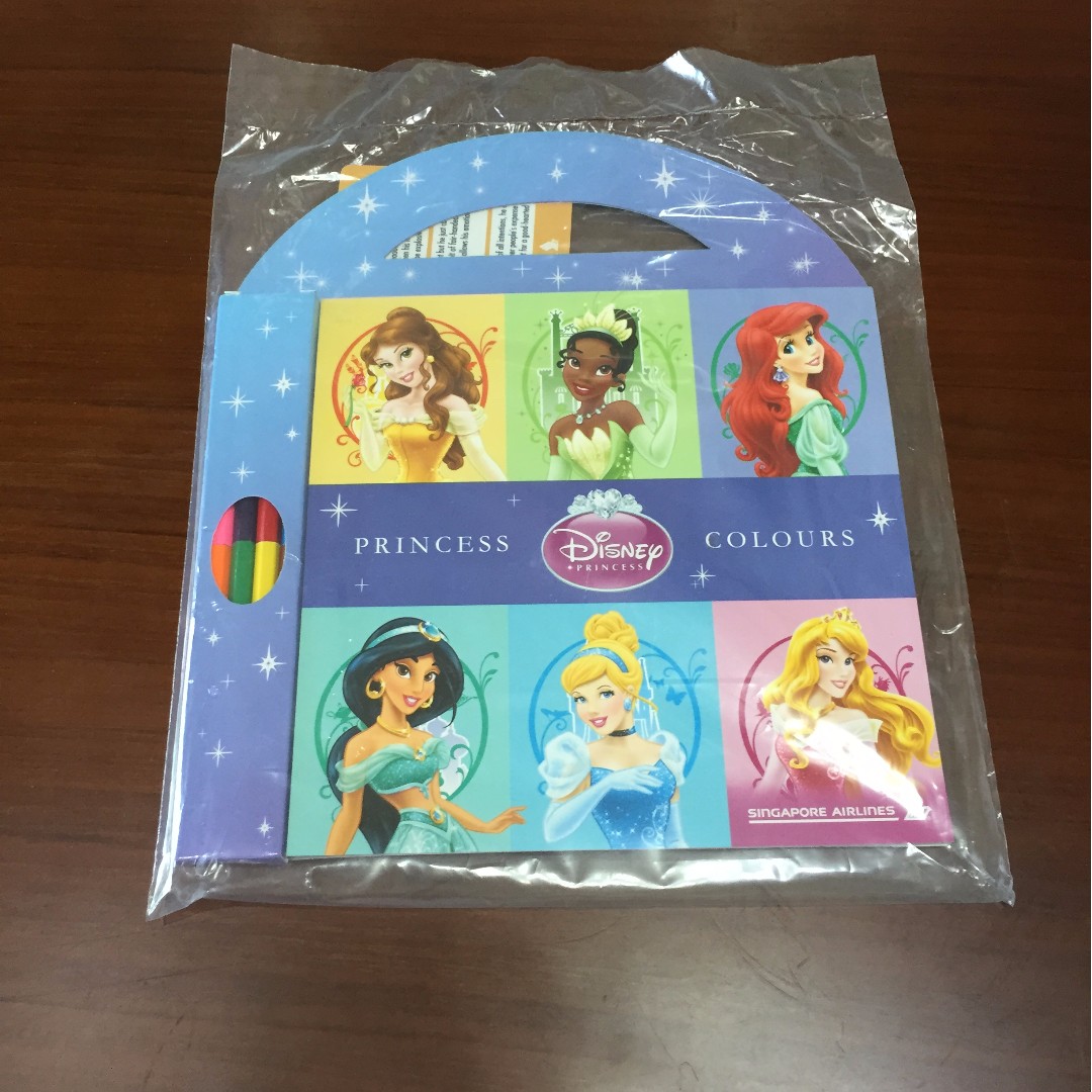 Brand New Disney Princesses Colouring Book, Hobbies & Toys, Books