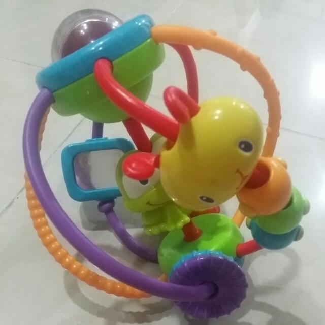 bright starts clack and slide activity ball