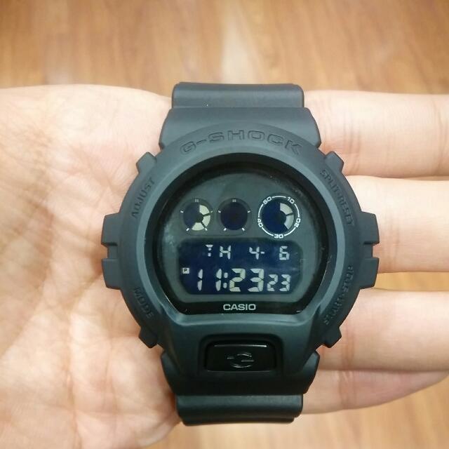 Casio G shock DW 6900BB 1 Basic Black Dw6900bb 1 Men s Fashion