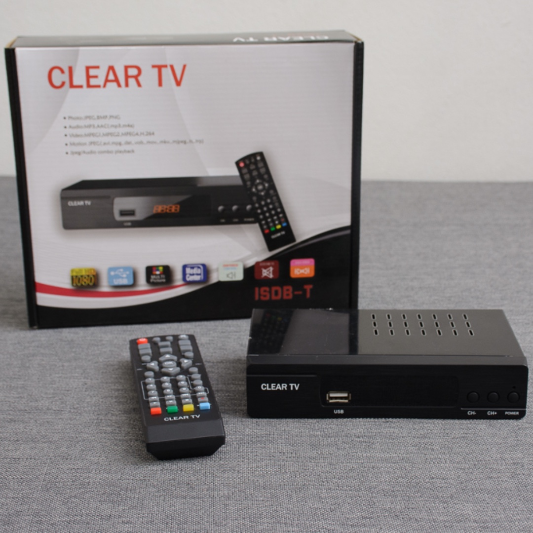 Clear tv box outlet