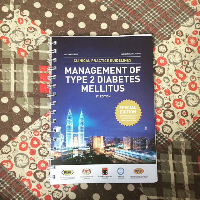 Cpg Management Of Type 2 Diabetes Mellitus Books Stationery Books On Carousell