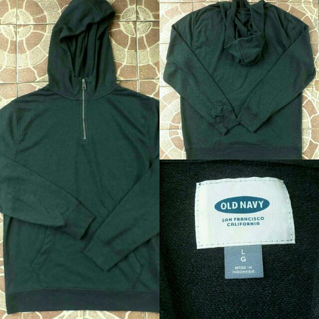 Old Navy Original Quarterzip Hoodie Fesyen Pria Pakaian Baju Luaran Di Carousell