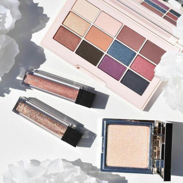 Po Jouer Rose Gold Collection Eyeshadow Palette Lip Creme Lip