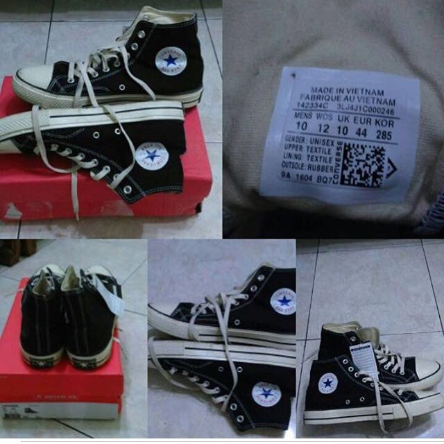 Sepatu Converse Original Hitam Olshop Fashion Olshop Pria On Carousell