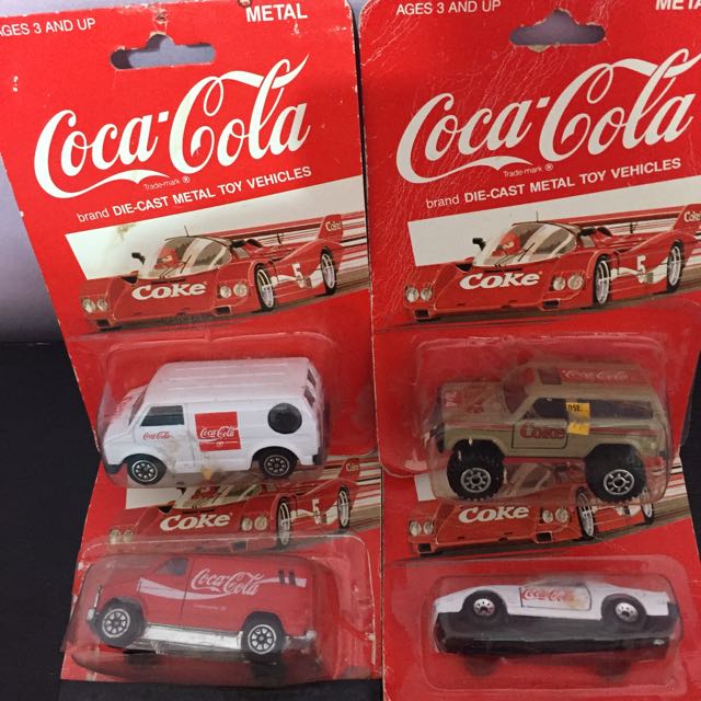 coca cola diecast vintage vehicles