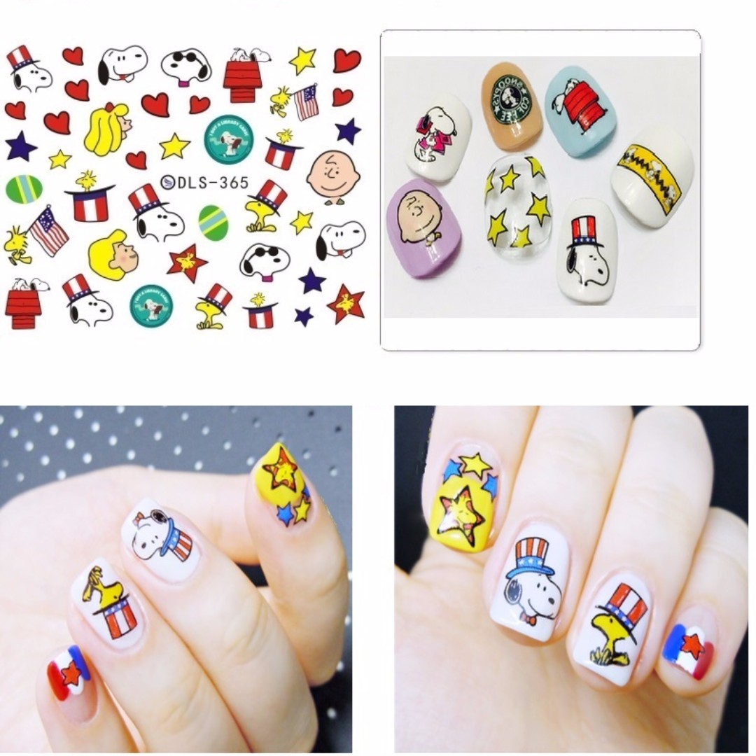 Snoopy Nail Stickers Art Dls 365 Health Beauty Hand Snoopy Nail Stickers Art Dls 365 Health Beauty Hand Foot Care On Carou