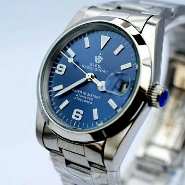 Steel bagelsport watch deals