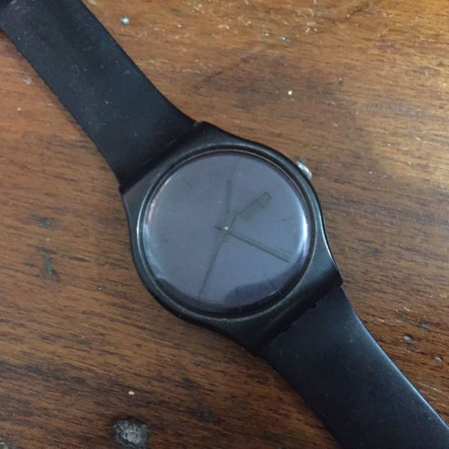 Swatch new hot sale gent black rebel