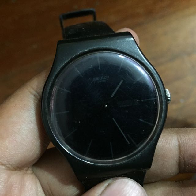 Swatch new gent black rebel clearance