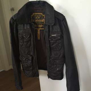 Authentic Super Dry Leather Jacket