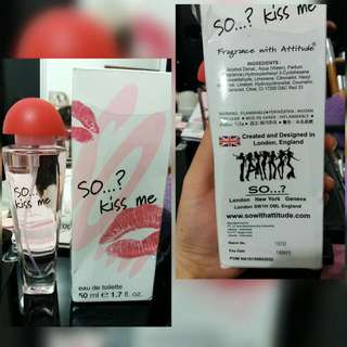 EDT Parfum So.......? Kiss Me 50ml