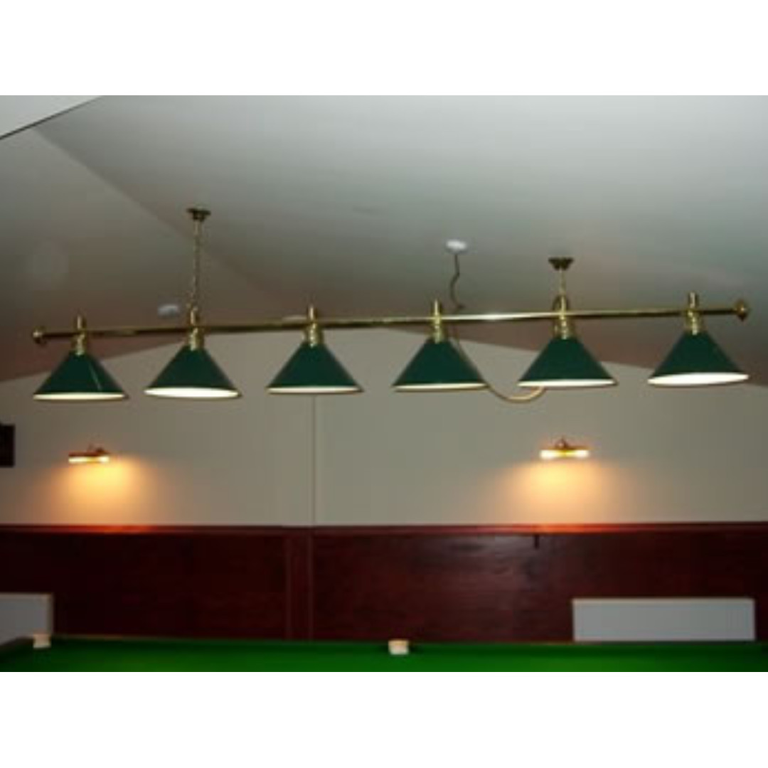 Snooker Table Lighting 6 way lamp shades, Furniture & Home Living