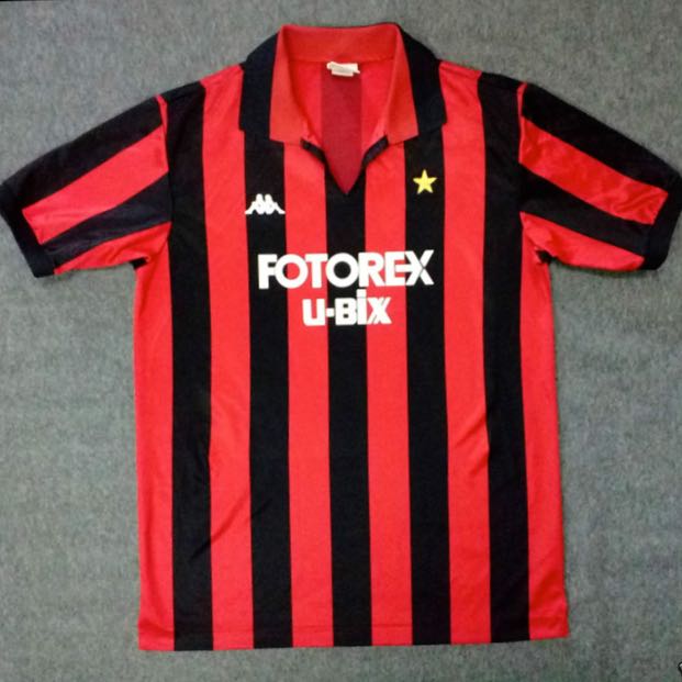 AC Milan 1986/87 Kappa Home Jersey