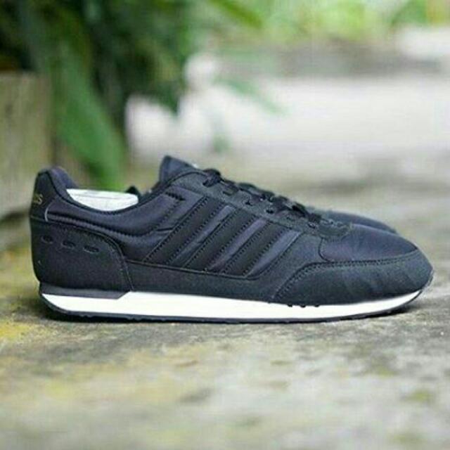 Adidas neo city racer full black online