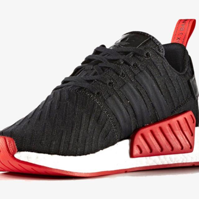 Adidas r2 black red hotsell