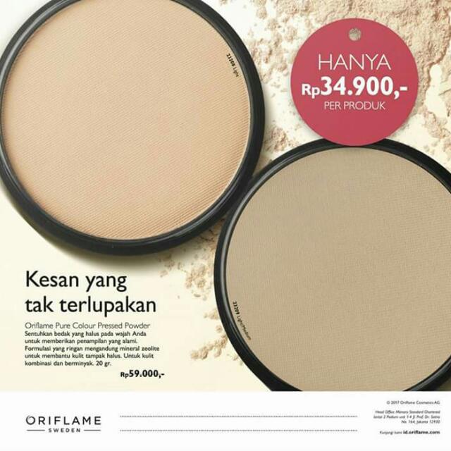 Bedak Padat Oriflame Kesehatan Kecantikan Rias Wajah Di Carousell