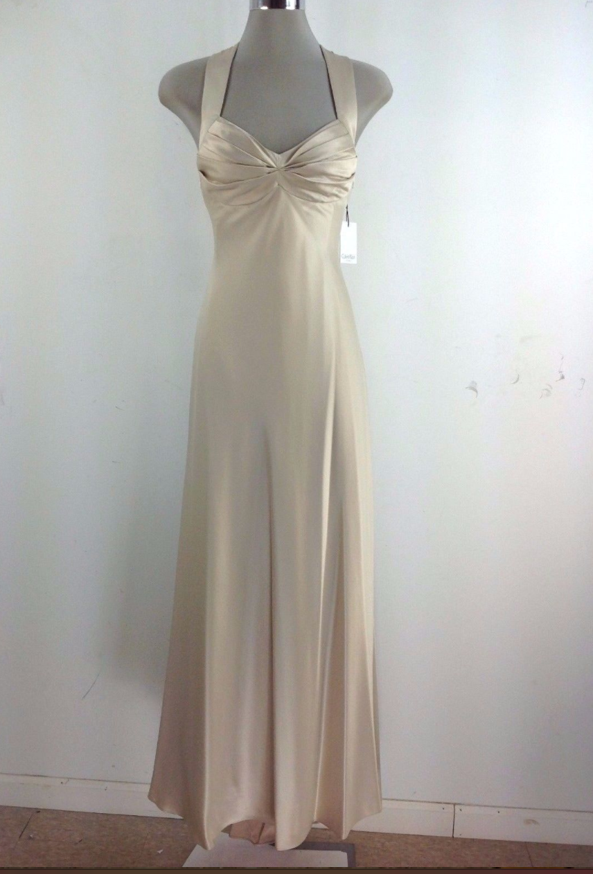 Calvin Klein dress gown elegant US size 4 free shipping Luxury Apparel on Carousell