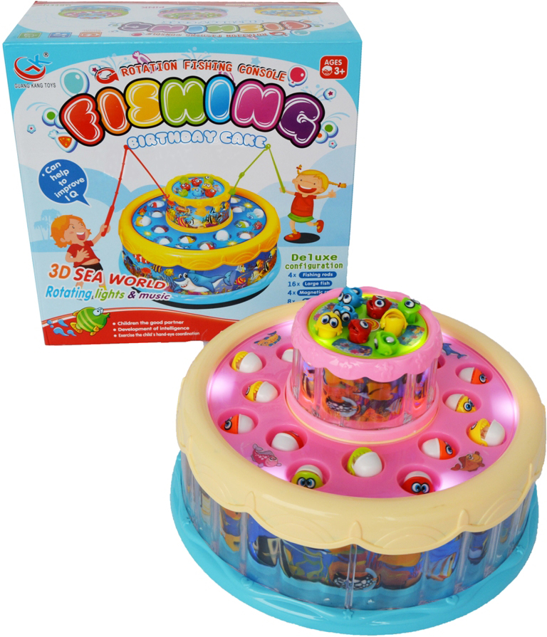 Fishing Game Birthday Cake Mainan Pancingan Ikan Mainan Anak