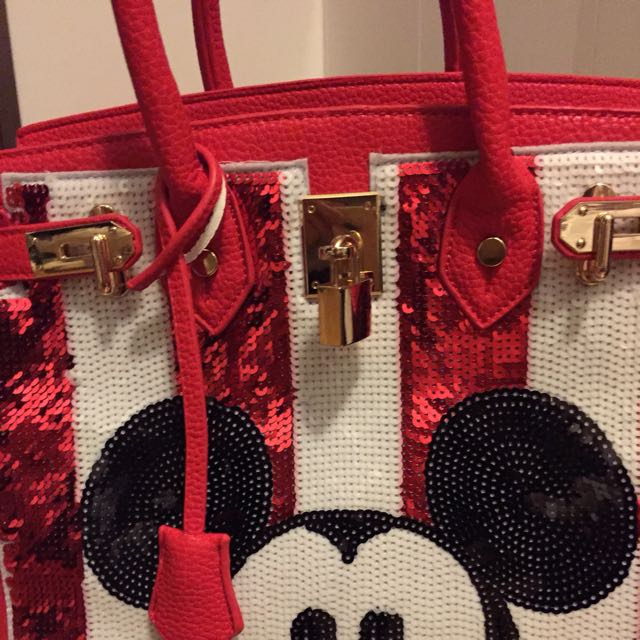 Hermès Birkin 35 Custom Artwork Mickey Mouse Bag