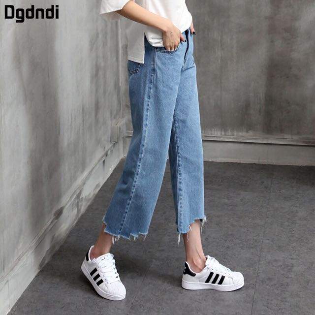 Mom Bf Jeans Cut Off Loose Cut Women S Fashion Clothes Pants Jeans Shorts On Carousell