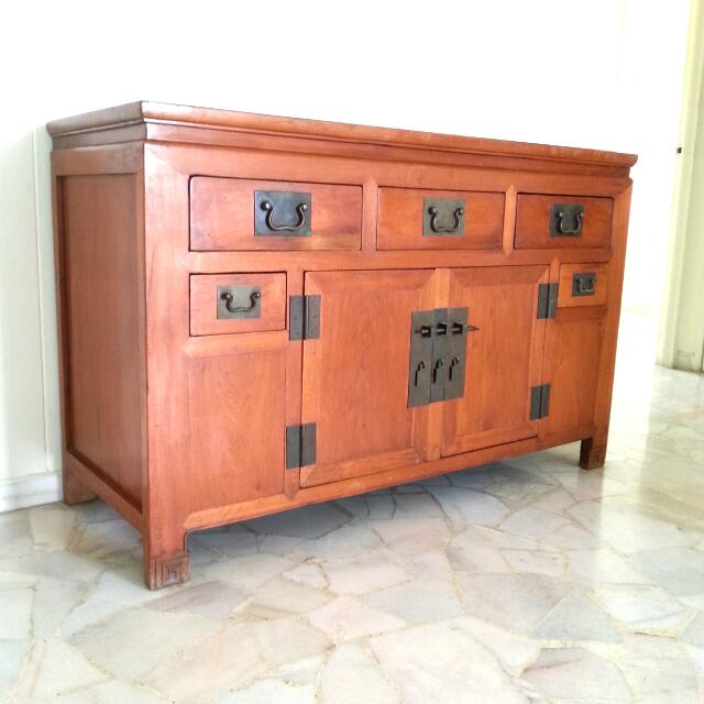Oriental Cabinet Sideboard Buffet Console Sold Furniture Shelves Drawers On Carou Oriental Cabinet Sideboard Buffet, Sideboard Buffet Furniture
