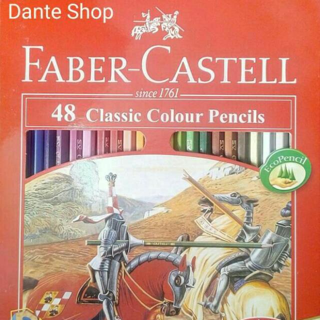 Pensil Warna Faber Castell Isi 48 Books Stationery Stationery
