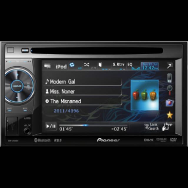 pioneer single din touch screen
