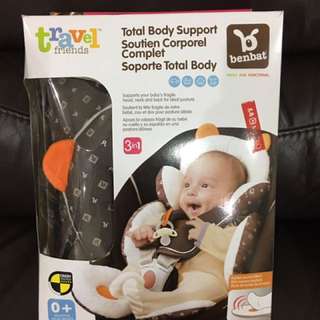 BEN BAT TRAVEL FRIENDS 3 IN 1 INFANT HEAD & BODY SUPPORT REVERSIBLE