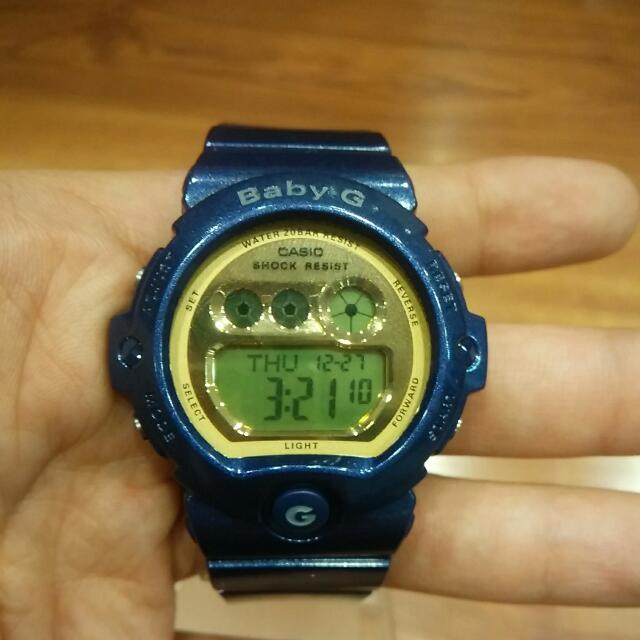 Casio Baby-G BG-6900-2 Blue Gold Bg6900-2