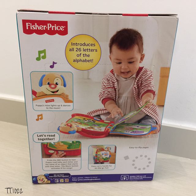 Fisher Price Laugh Learn Puppy's ABC Book, Babies Kids, Infant