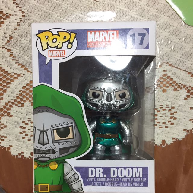 funko pop dr doom metallic
