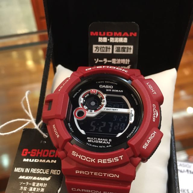 G-SHOCK MUDMAN MEN IN RESCUE RED GW-9300 - 腕時計(デジタル)