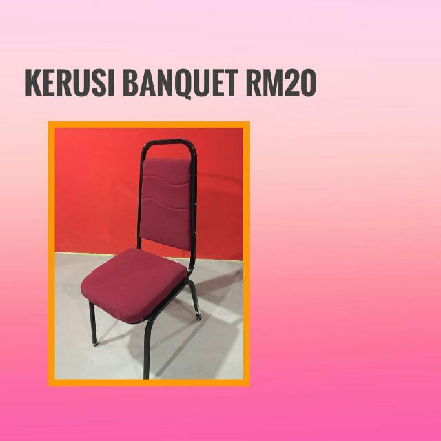 Kerusi Banquet, Furniture & Home Living, Furniture, Chairs on Carousell