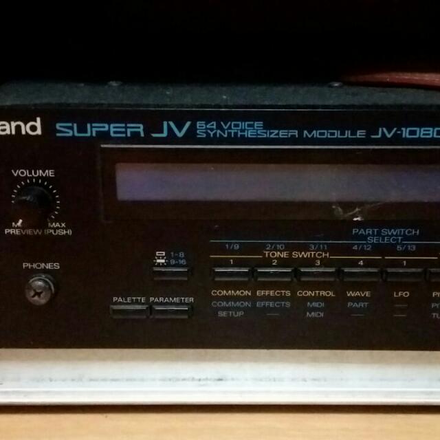 Roland Jv 1080 Music Media Music Instruments On Carousell