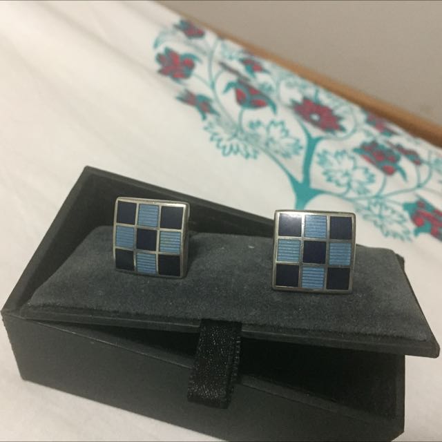 T M Lewin Cufflinks, Men's Fashion, Tops & Sets, Formal Shirts on Carousell