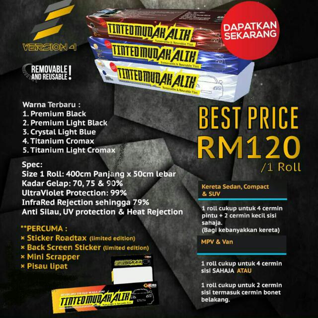 TINTED MAGIC, Auto Accessories on Carousell