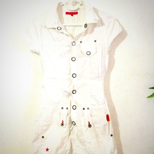 White Jumper Dress, Women's Fashion, Dresses & Sets, Dresses on Carousell