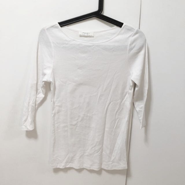 Zara White Basic Shirt, Women's Fashion 