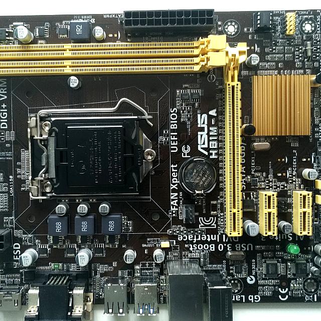 Asus H81MA Socket 1150 Motherboard, Computers & Tech, Parts