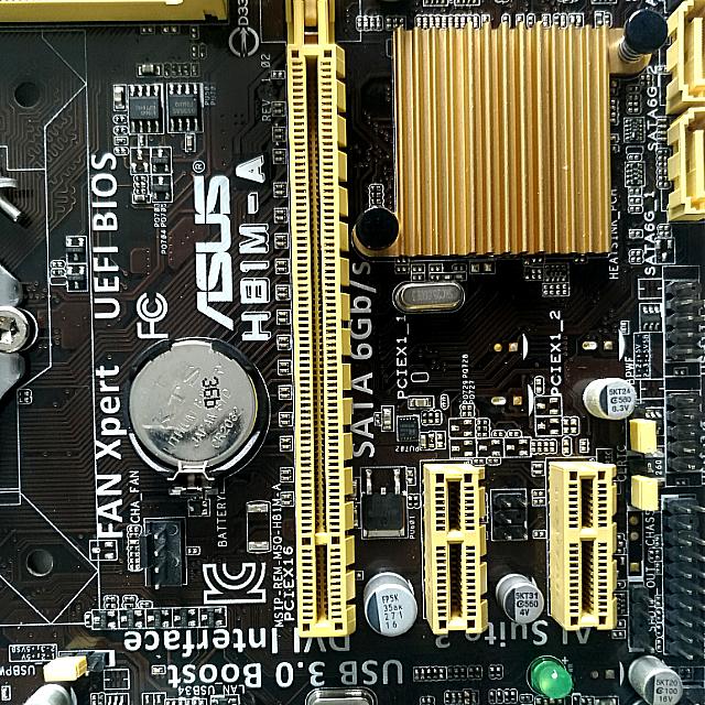 Asus H81MA Socket 1150 Motherboard, Computers & Tech, Parts