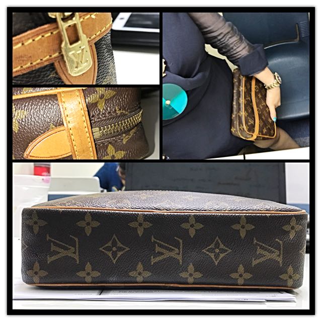 Louis Vuitton Porte-Documents Jour Monogram Macassar, Men's Fashion, Bags,  Belt bags, Clutches and Pouches on Carousell