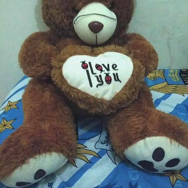 Boneka Teddy Bear Besar Coklat Bayi Anak Mainan Baby Walker Di Carousell